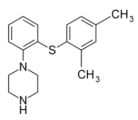 Vortioxetina - Formula di struttura