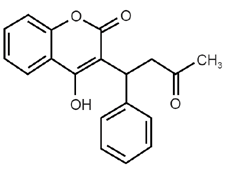Warfarin - Formula di struttura