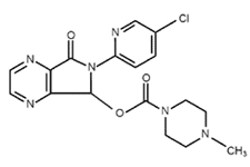 Zopiclone - Formula di struttura